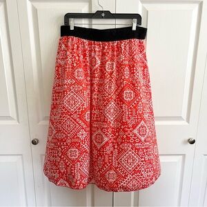 5 for $25! LuLaRoe Red and Black A-Line Skirt